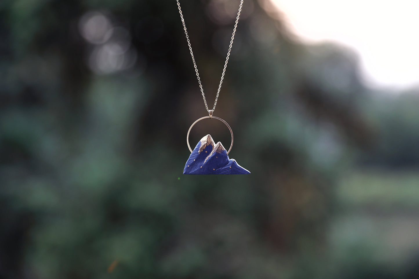 Handmade Ceramic Accessories "Summit" Pendant Necklace