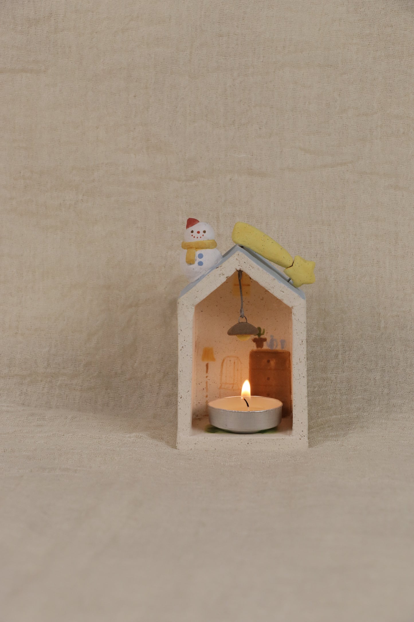 A Room of One's Own —  Pottery Candle Holder
