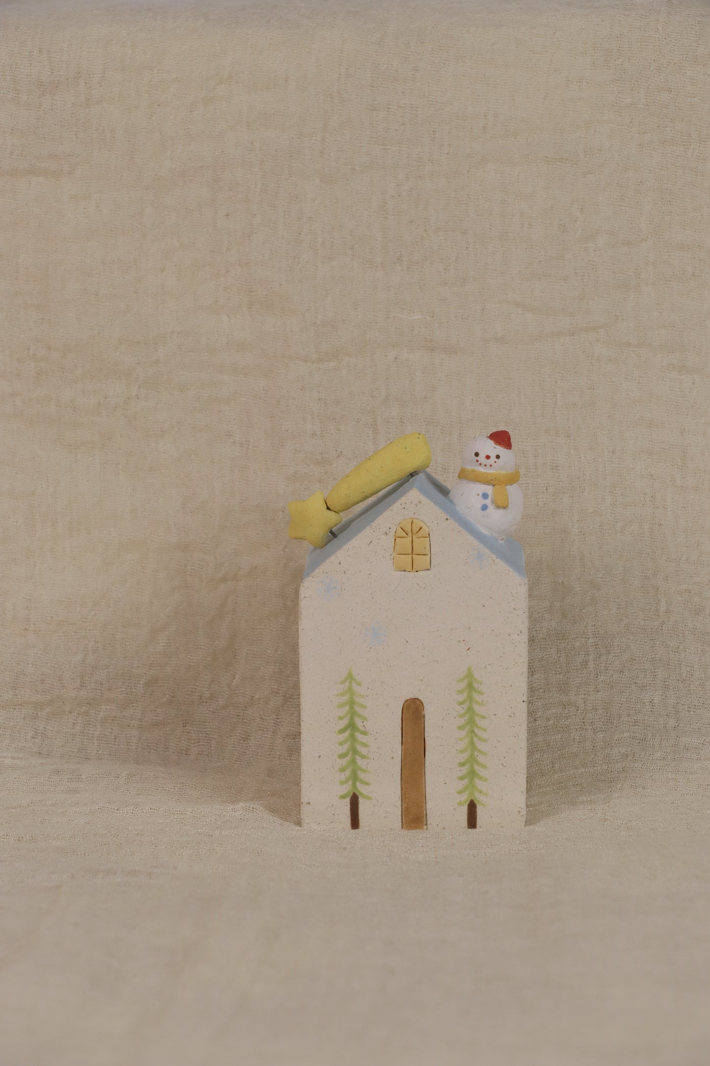 A Room of One's Own — Winter Snowman Handcrafted Pottery